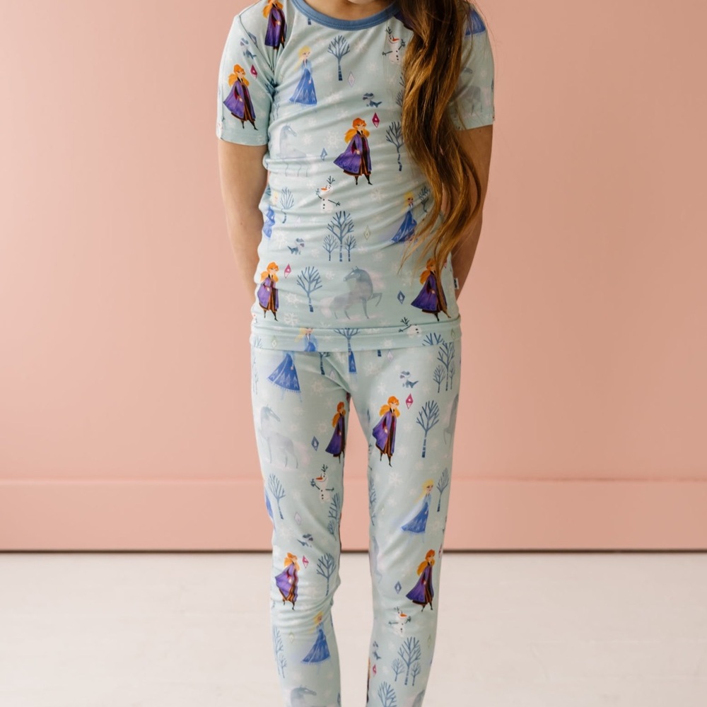 LITTLE SLEEPIES DISNEY FROZEN SHORT SLEEVE SET